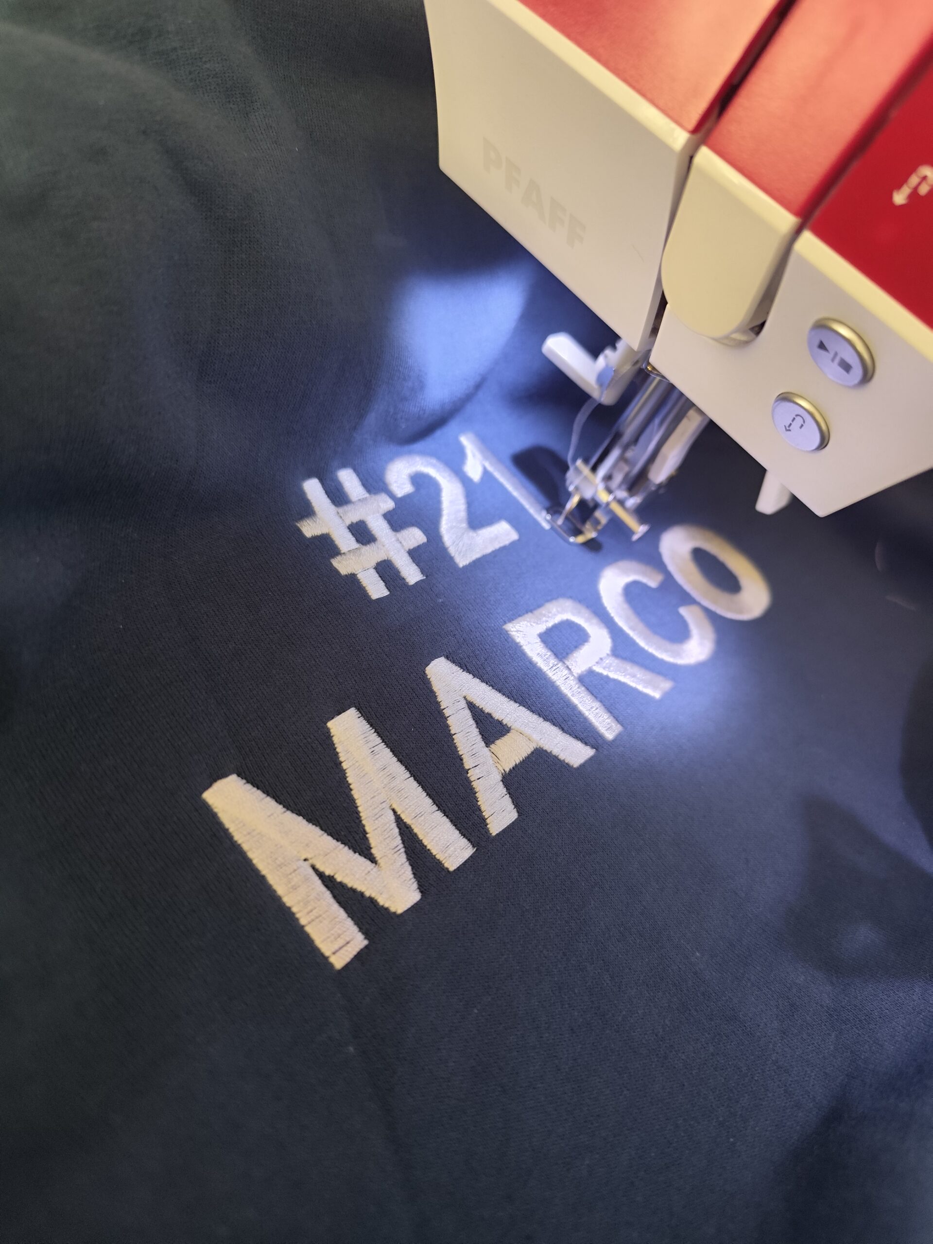 Individuelle Bestickung